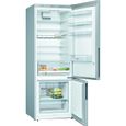 BOSCH KGV58VLEAS - Réfrigérateur combiné - 500 L (376 L + 124 L) - Froid low frost grande capacité- L 70 x H 191 cm - Inox-1