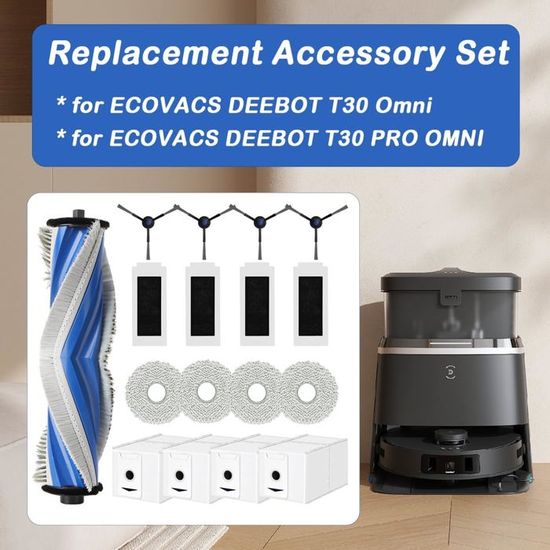 Schiuma Balai À Franges Latérales Pour Aspirateur Tikom G8000 Pro