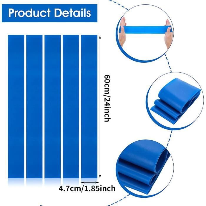 Bande Élastique En Silicone Antidérapante – 4,6 M Par Rouleau (2,5 Cm De Large) – Pour Accessoires Cheveux, Vêtements