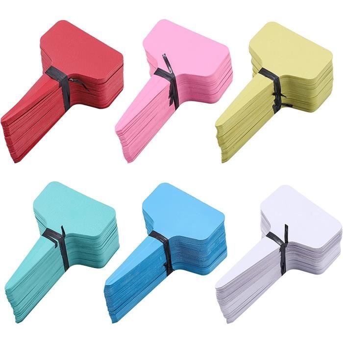 VENEKA Lot de 100 étiquettes de jardin en plastique pour