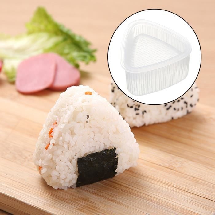4 pièces Diy Sushi Moules Onigiri Triangulaire Suchi Décideurs Facile À  Utiliser pour La Décoration de La 7,5 x 4,5 cm gazechimp