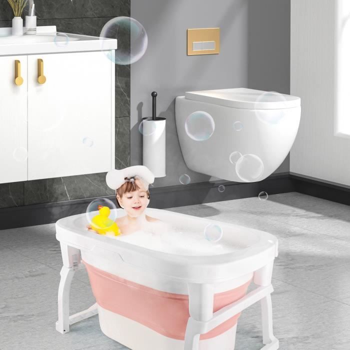 Baignoires de bain Baignoire Bébé, 3 En 1 Baignoire Bébé Évolutive Et  Pliable,Rose - Cdiscount Puériculture & Eveil bébé