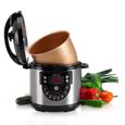 NEWLUX Mijoteuse Eléctrique Programmable Chef Pot V170 Noir, 6L, Autocuiseur Électrique Multifonctionnel avec Voix, 15 Fonctions-2
