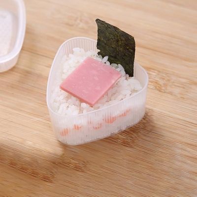 4 pièces Diy Sushi Moules Onigiri Triangulaire Suchi Décideurs Facile À  Utiliser pour La Décoration de La 7,5 x 4,5 cm gazechimp