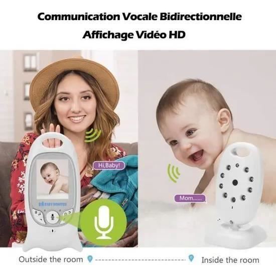 Star-BabyPhone vidéo Sans fil Multifonctions Bébé Moniteur 20 LCD