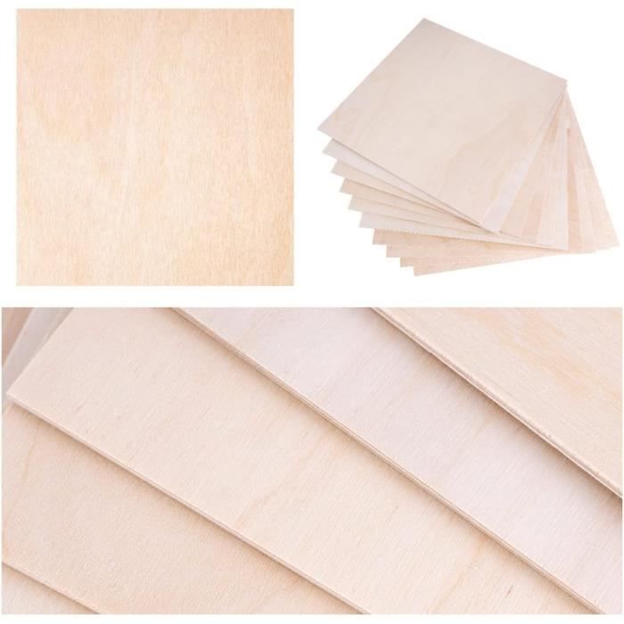 Plaques Bois Bricolage WOPPLXY - Lot De 20, 300x200x3mm | Contreplaqué Tilleul Pour Laser Et Peinture