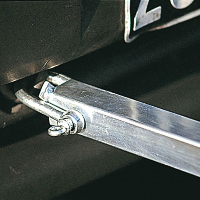 Barre De Remorquage Mottez Rouge 235 Cm - 3 Tonnes Avec Système Anti-Coup De Bélier
