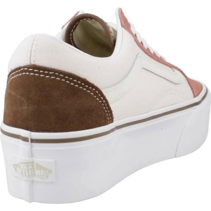 Brown Vans Old Skool Rose Semelle Marron Baskets VANS OLD SKOOL