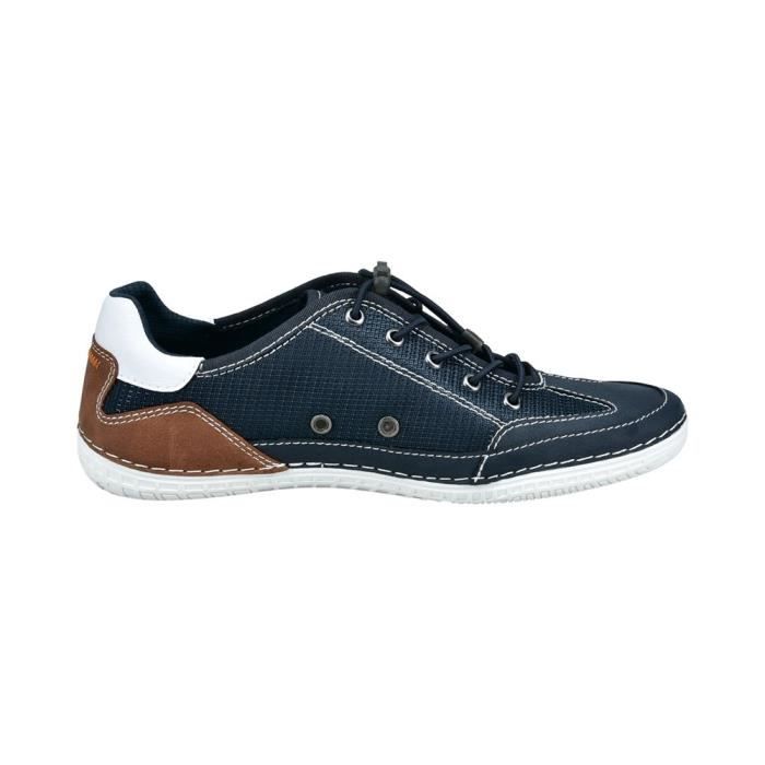 Chaussures Homme Bugatti 321AFF0250004100 Bleu marine Dessus Synthetique Lacets