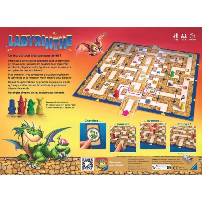 PAT'PATROUILLE Labyrinthe Jr - Ravensburger - Jeu de société enfants -  Chasse au trésor dans un labyrinthe en mouvement - Dès 4 ans - Cdiscount  Jeux - Jouets