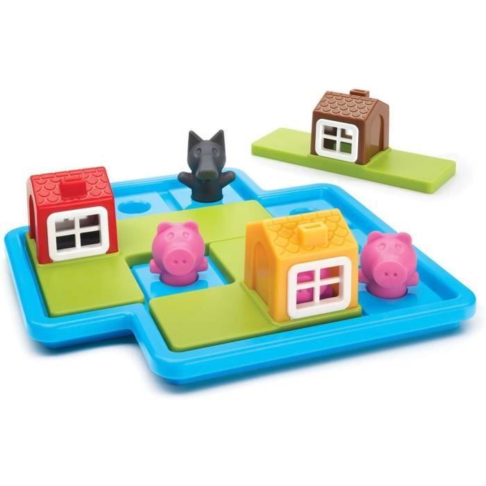 Ensemble de jeu les 3 petits cochons - prix - 10 % - Tangram Montessori