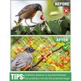 protéger le filet d'arbre fruitier Filet de protection contre les oiseaux léger et réutilisable pour protéger les arbres A49 13008-3