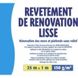 Sem Renov - Revêtement de Rénovation Lisse à Peindre - SEMIN - Intérieur, Rouleau de 25 x 1 m-3