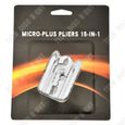 Pince multifonction TECH DISCOUNT - Universelle - Acier inoxydable 420 - Compacte et portable-3