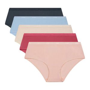 Dim Pack de 6 bragas en algodón cómodas Les Pockets EcoDim Niña x6
