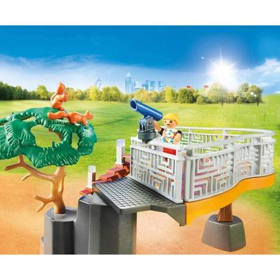 Playmobil – Famille De Lions Avec Végétation – Parc Animalier 70343 – Dès 3 Ans