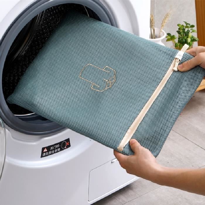 Morandi blanc 50x60cm Sac à linge pour Machine à laver, filet
