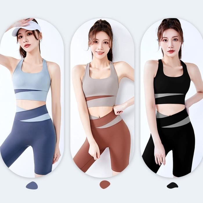 Débardeur Femme Été Top Sans Manches Col En V Couleur Unie Casual Haut Lache Elegant Confortable