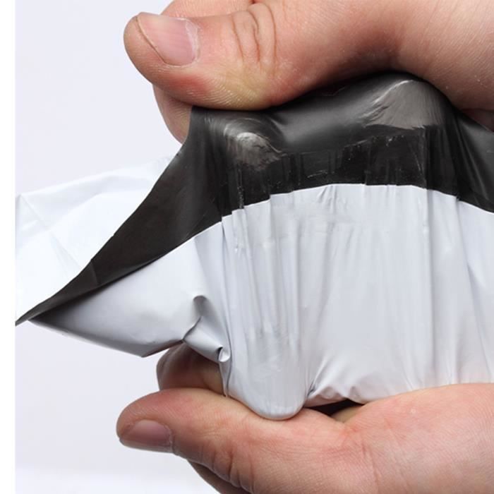 100 PIÈCES Enveloppes d'expédition en plastique résistant à l'eau