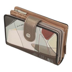 ZSMJAER Portefeuille Femme Long Grande Capacité - Multi-Cartes Avec Fermeture Éclair - Noir
