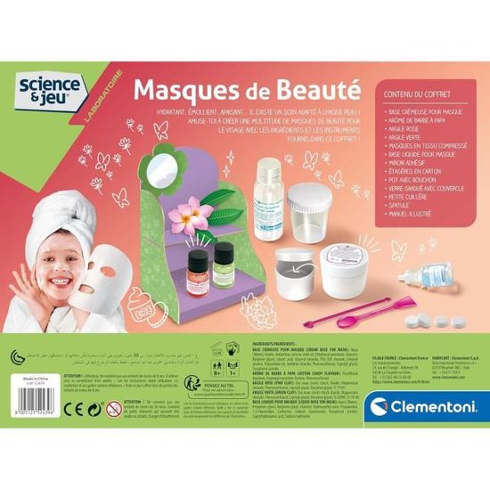 Mon Premier Coffret Beaute Enfant Des 8 Ans - Laboratoire Studio Beaute Creation Fabrication Cosmetiques Science Et Jeu