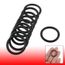 59mm x 65mm x 3mm Couleur Caf/é Le fluor joint torique en caoutchouc joints grommets