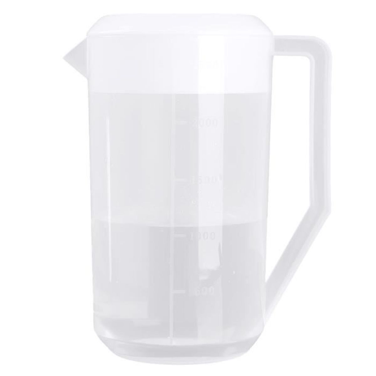 maison pichets carafes plastique cotele eau jus the glace couvert pitcher pichet recipient avec poignee de couvercle