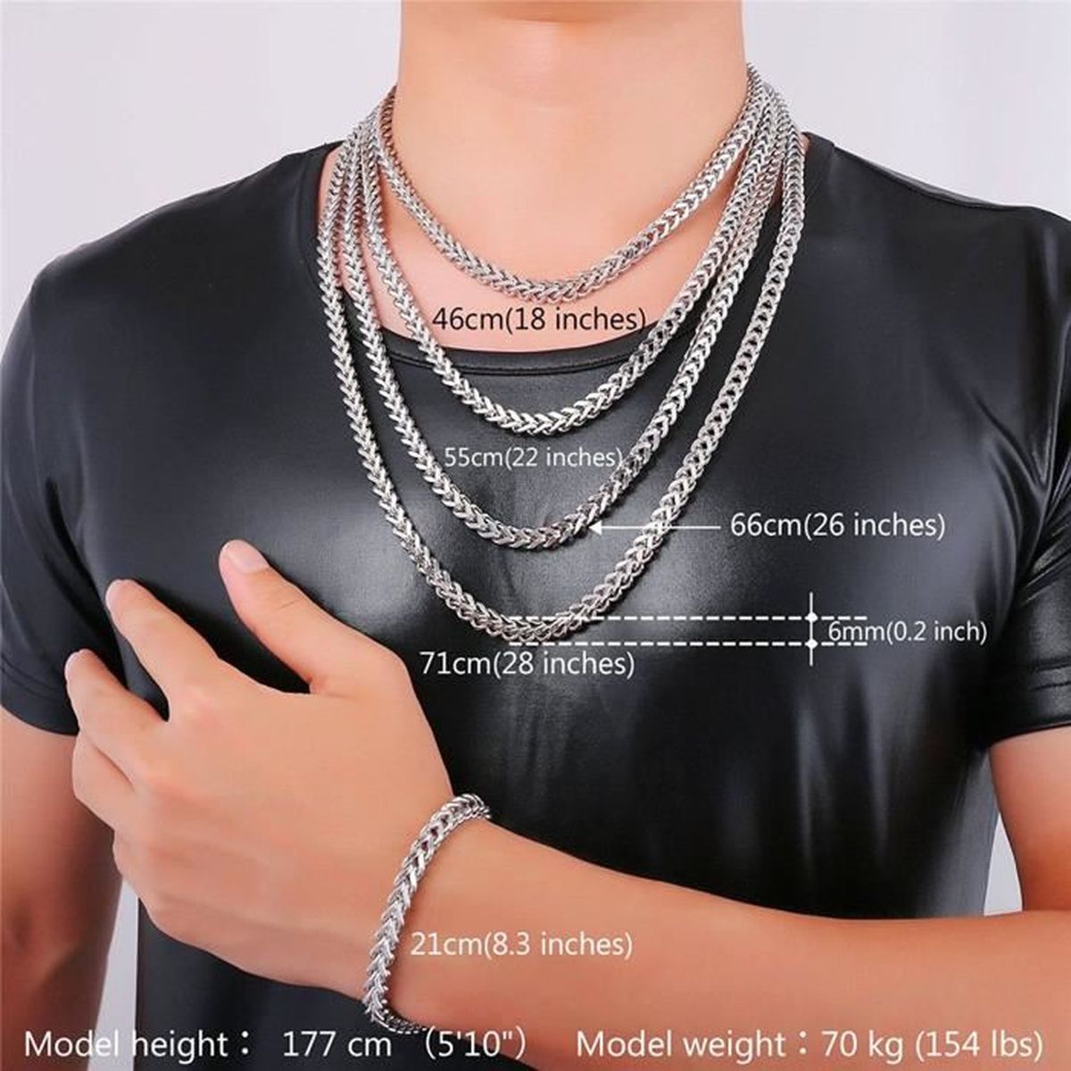Collier homme hip hop clearance