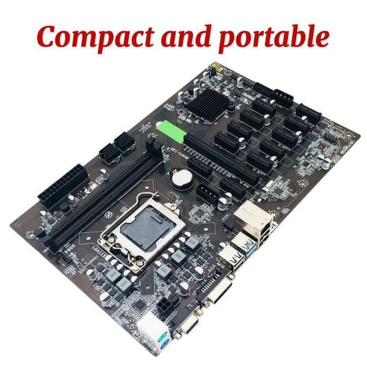 Carte MÃ¨re B250 PCIe X1 PCI-E X16 Pour Asus LGA1151, Processeur Intel Composant Pc