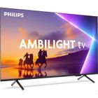 TV QLED 4K Philips 50PUS8550 50" (126 cm) Ambilight 3 côtés Noir, HDR10+, Dolby Atmos