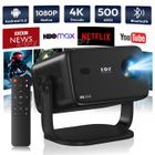 XGODY Vidéoprojecteur 4K Supporté Auto Focus Keystone - 18000 Lumens, 1080P Full HD Android 11, 2.4G/5G WiFi Bluetooth5.0 Projecteur