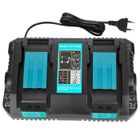 DUPHOY 4A Chargeur Double Port DC18RD Chargeur pour Makita 7.2V ~ 18V BL1815 BL1830 BL1840 BL1850 BL1860 BL1430