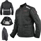 APRO Textile Blouson Termique Moto Protections CE Scooter étanche Noir 3X