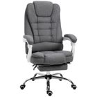 Vinsetto - Fauteuil de bureau - Polyester - 65x70x118cm - Gris foncé