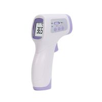 JOULLI Thermomètre infrarouge numérique frontale sans contact pour le corps (blanc)
