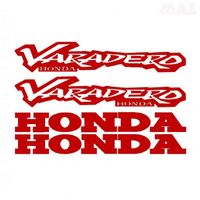 4 stickers VARADERO – ROUGE FONCE – sticker HONDA 125 1000 XL V - HON416