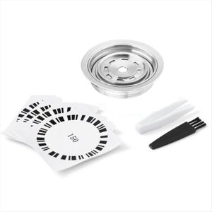 YIBAG Convertisseur Capsules Nespresso Vertuo - Adaptateur Réutilisable Inox