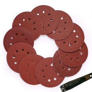 Disques de pon/çage 60PCS 125mm en Carbure de Silicium Disques Abrasifs 400 600 800 1000 1500 2000 grains 8 trous pour Ponceuse Excentrique