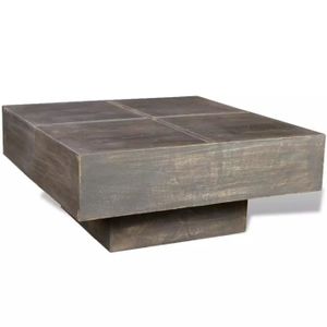Table Basse Marron Fonce Achat Vente Pas Cher
