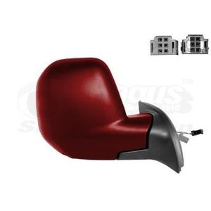 Rétroviseur électrique Gauche Chauffant Pour Peugeot Partner 1996-2007 - Référence OEM 8151W3 / 8153HY - Noir - 2