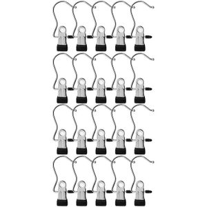 adapt/és aux v/êtements,chaussures,serviettes et autres articles /à suspendre TangYuan 12ensembles de crochets /à linge en acier inoxydable,pinces avec crochets,pinces /à linge portables,cintres de voyage
