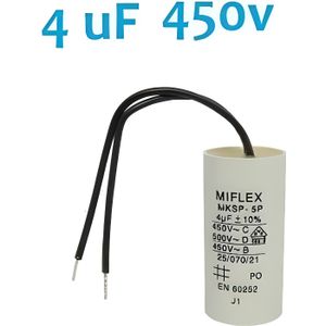 Condensateur 6uF 6µF ±5% AC 450V pour volet roulant bubendorff 