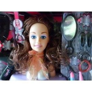 tete a coiffer barbie brune