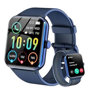 Montre Connectée KIQULOV – Appels Bluetooth, Assistant Vocal, 1,8″ Pour Homme