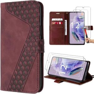 Housse étui Livre Pour Xiaomi Redmi Note 12 Pro+ 5G - Similicuir Noir, Protection Choc, Design élégant, Neuf