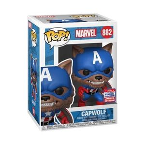 FIGURINE - PERSONNAGE Figurine Pop! Marvel Capwolf - FUNKO - Jouet de co