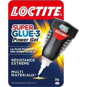 COLLE - PATE ADHESIVE Loctite Super Glue-3 Power Gel Control, Colle inst