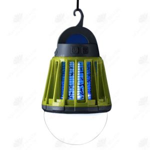 OUTSUNNY Outsunny Lampe anti-insectes anti moustique design lanterne tue  mouche électrique destructeur d'insectes LED 3 W noir pas cher 