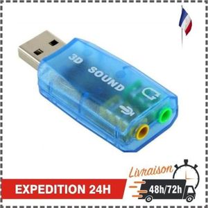 Adaptateur Usb Externe Pour Carte Son Audio 3d, 7.1 Canaux, Casque De  Microphone Professionnel, 3.5mm, Pour Win Xp / 78 Android Linux - Cartes Son  - AliExpress