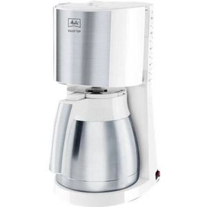 Cafetière MELITTA Enjoy Top Therm Blanc/Inox - AromaSelector® - 15 tasses - Filtre